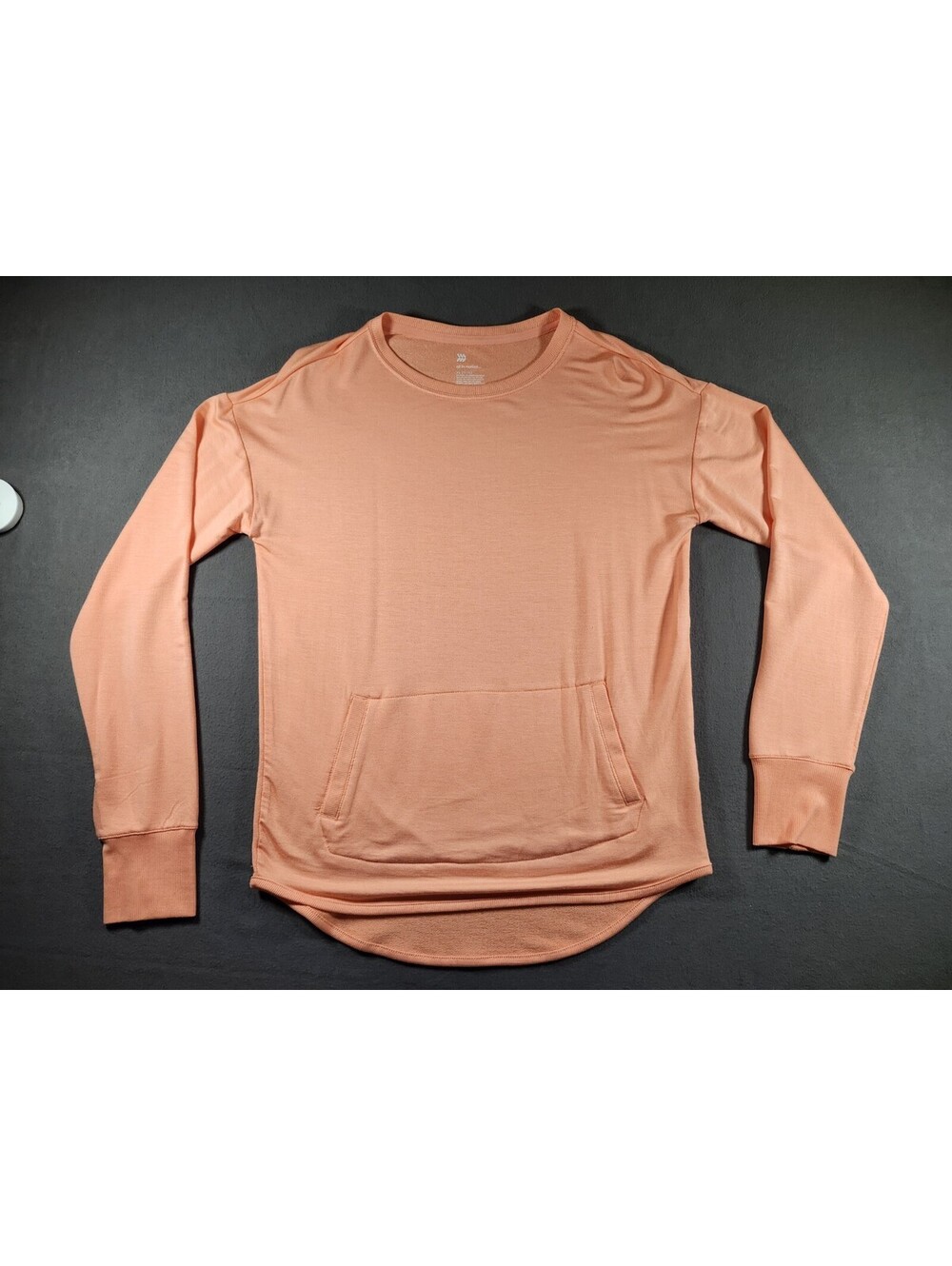 All in Motion Women's XL Athletic Peach Sweater Super Soft w/ Pocket 0154
